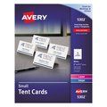 Avery Dennison 2 x 3.5 White Small Tent Card, Pk160 5302